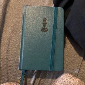 Teal Chess-Emblem Archer and Olive Journal